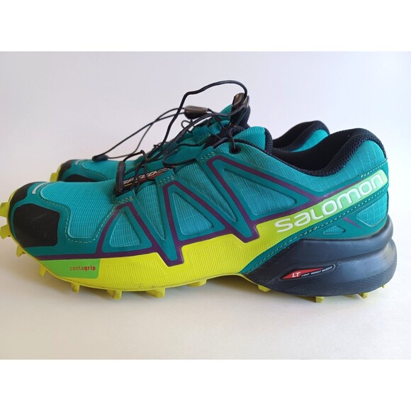Salomon Speedcross 4 Womens 7.5 Trail Running Shoe Athletic Sneaker Hiking - Picture 3 of 11